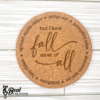 Fall Cork Coasters New Home Housewarming Gift Autumn Vibes Pumpkins 3
