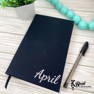 Personalized Leather Notebook Journal Office Graduation Teacher Gift 1