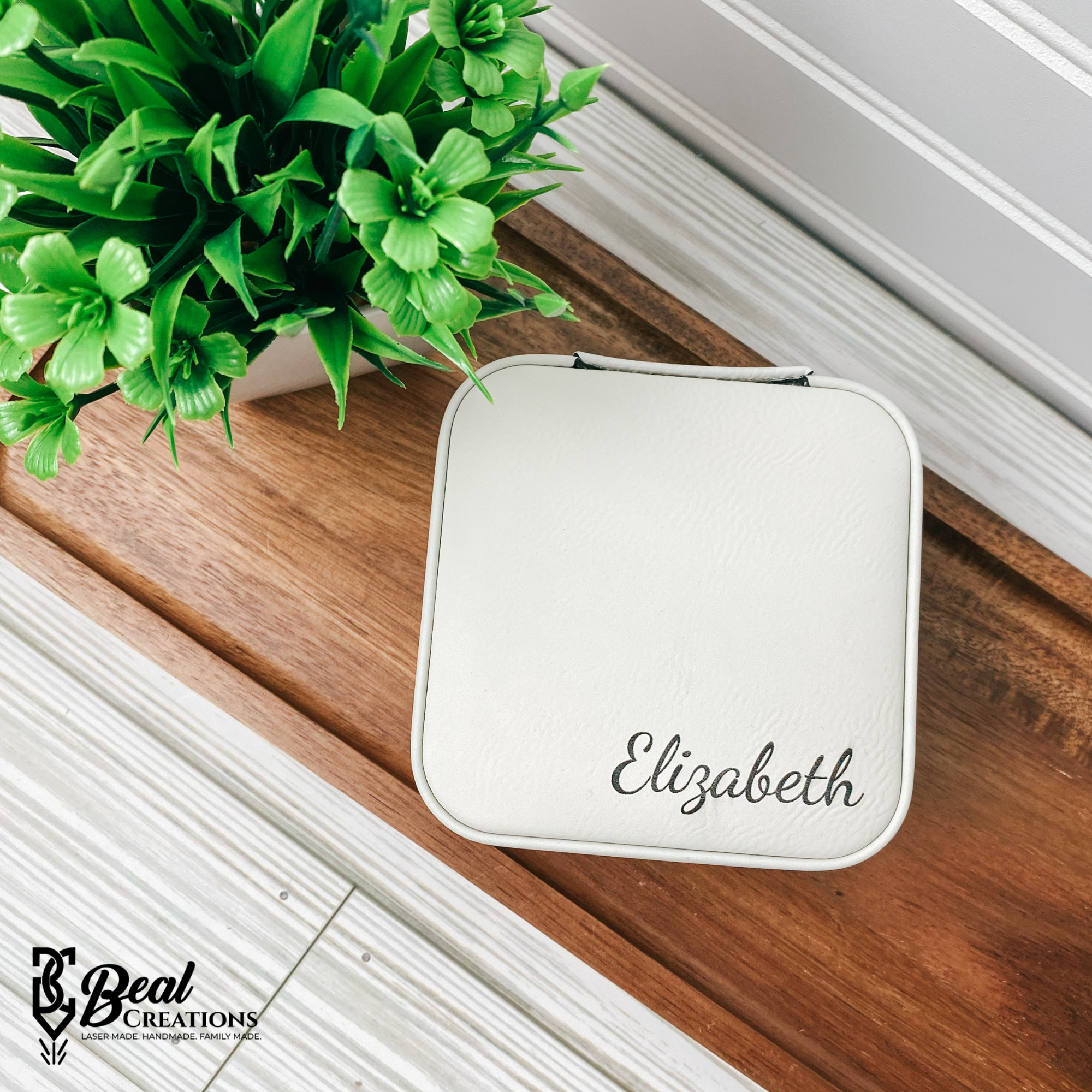 Personalized Travel Jewelry Box Wedding Gift Bridal Shower Party Bridesmaid Bride Graduation Mother's Day 2