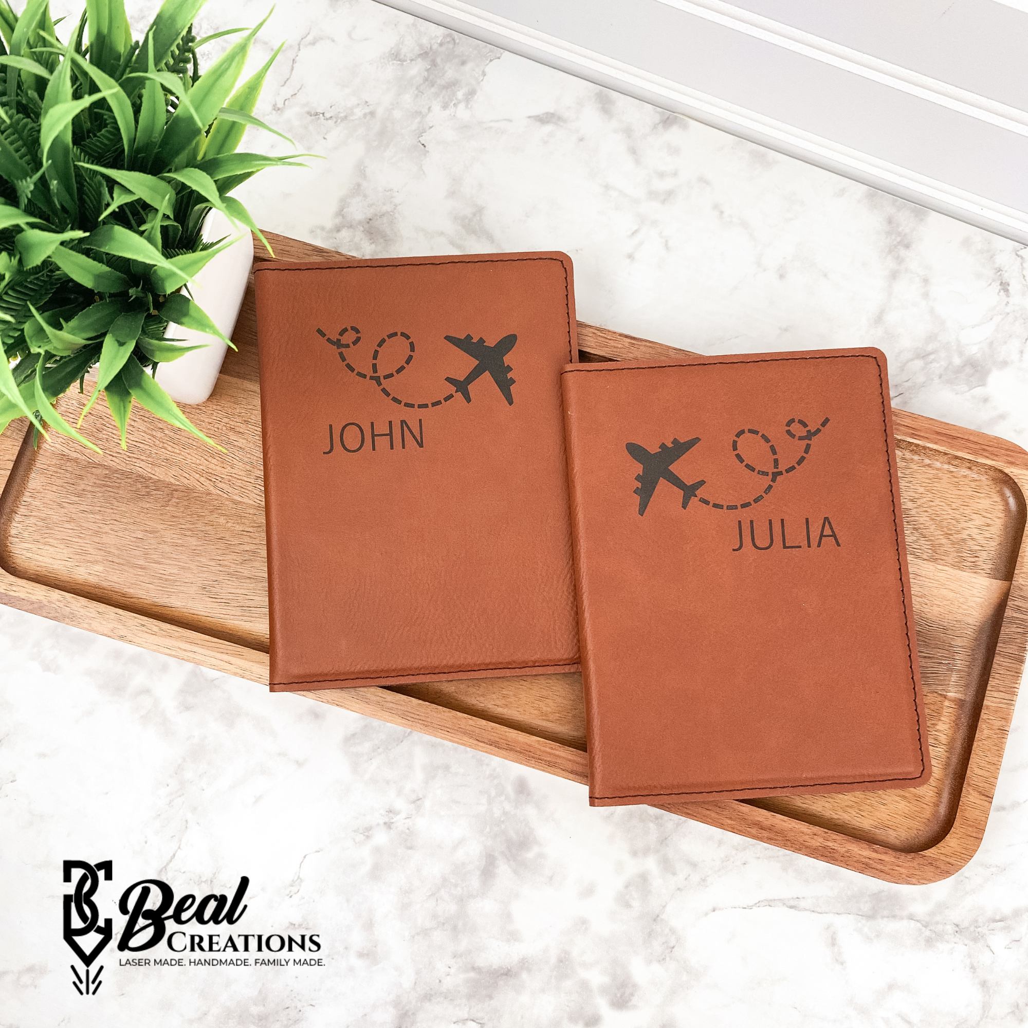 Couples Personalized Passport Holder Set Mr Mrs Est Year Engagement Wedding Anniversary Honeymoon Gift 2