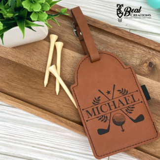 Personalized Golf Tee Tags Gift for Dad Husband Brother Grandpa 1