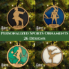 Personalized Sports Ornaments for Kids Team Gift Boys Girls Ballet Baseball Basketball Cheer Field Hockey Football Golf Gymnastics Karate Lacrosse Soccer Softball Tennis Track Volleyball Wrestling 1
