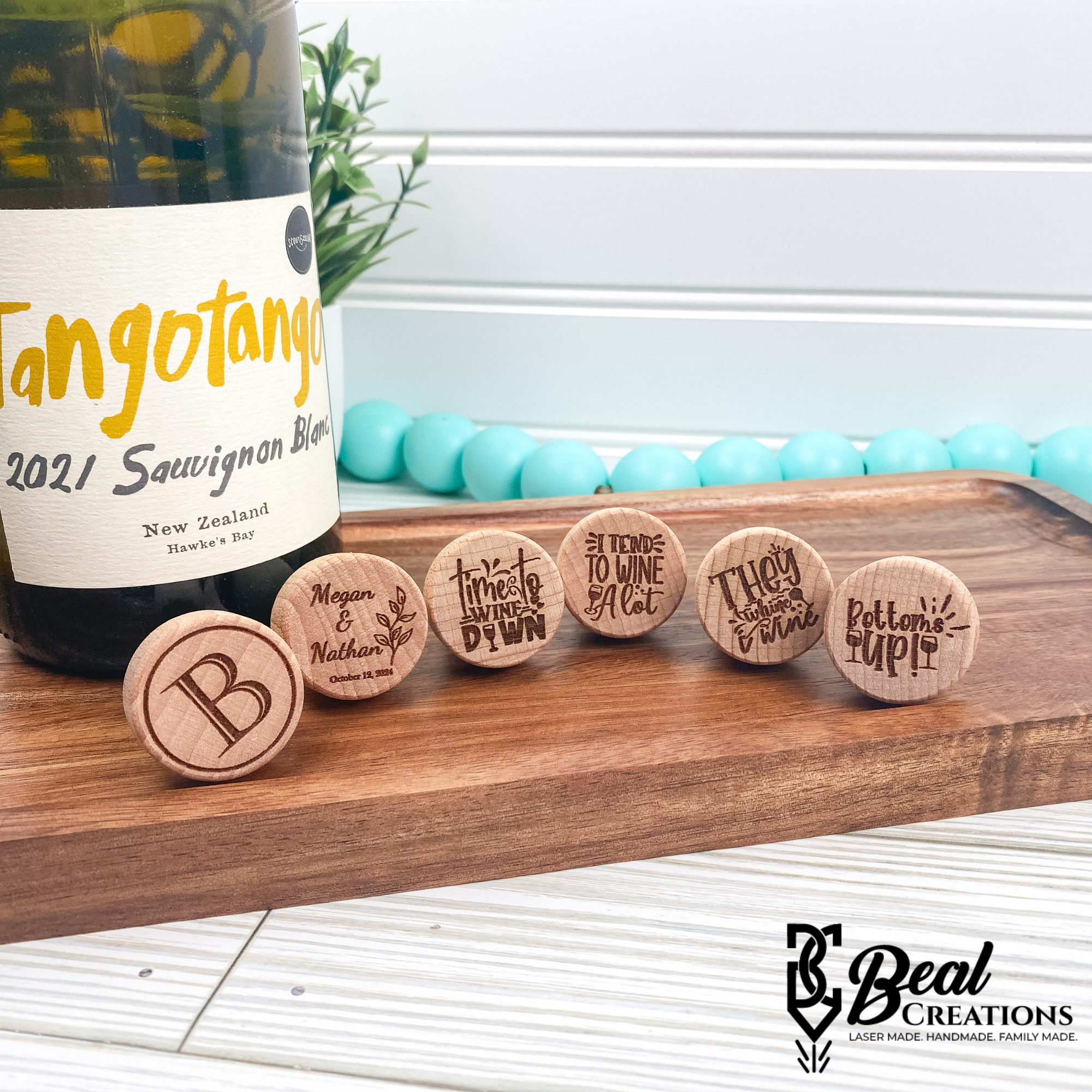 Personalized Wine Corks Funny Gift Wine Lover Wedding Favor Corportate Gift Country Club Vineyard Monogram Save the Date 1