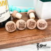 Personalized Wine Corks Funny Gift Wine Lover Wedding Favor Corportate Gift Country Club Vineyard Monogram Save the Date 3