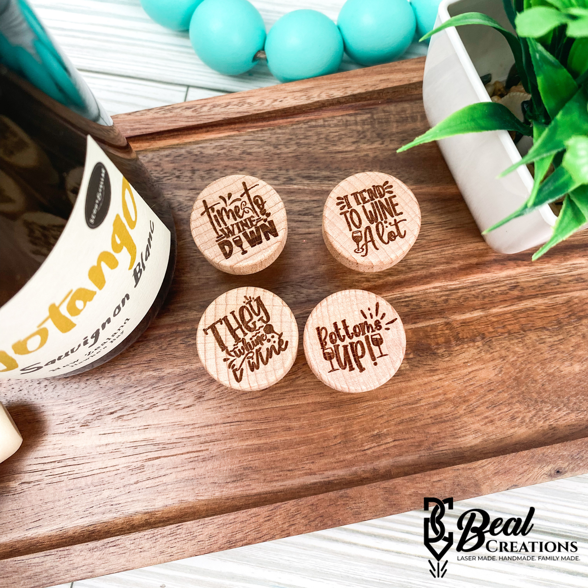 Personalized Wine Corks Funny Gift Wine Lover Wedding Favor Corportate Gift Country Club Vineyard Monogram Save the Date 4