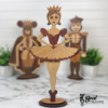 Wooden Nutcracker Ballet Decor Christmas Mantle Decoration Sugar Plum Fairy Mouse King 3