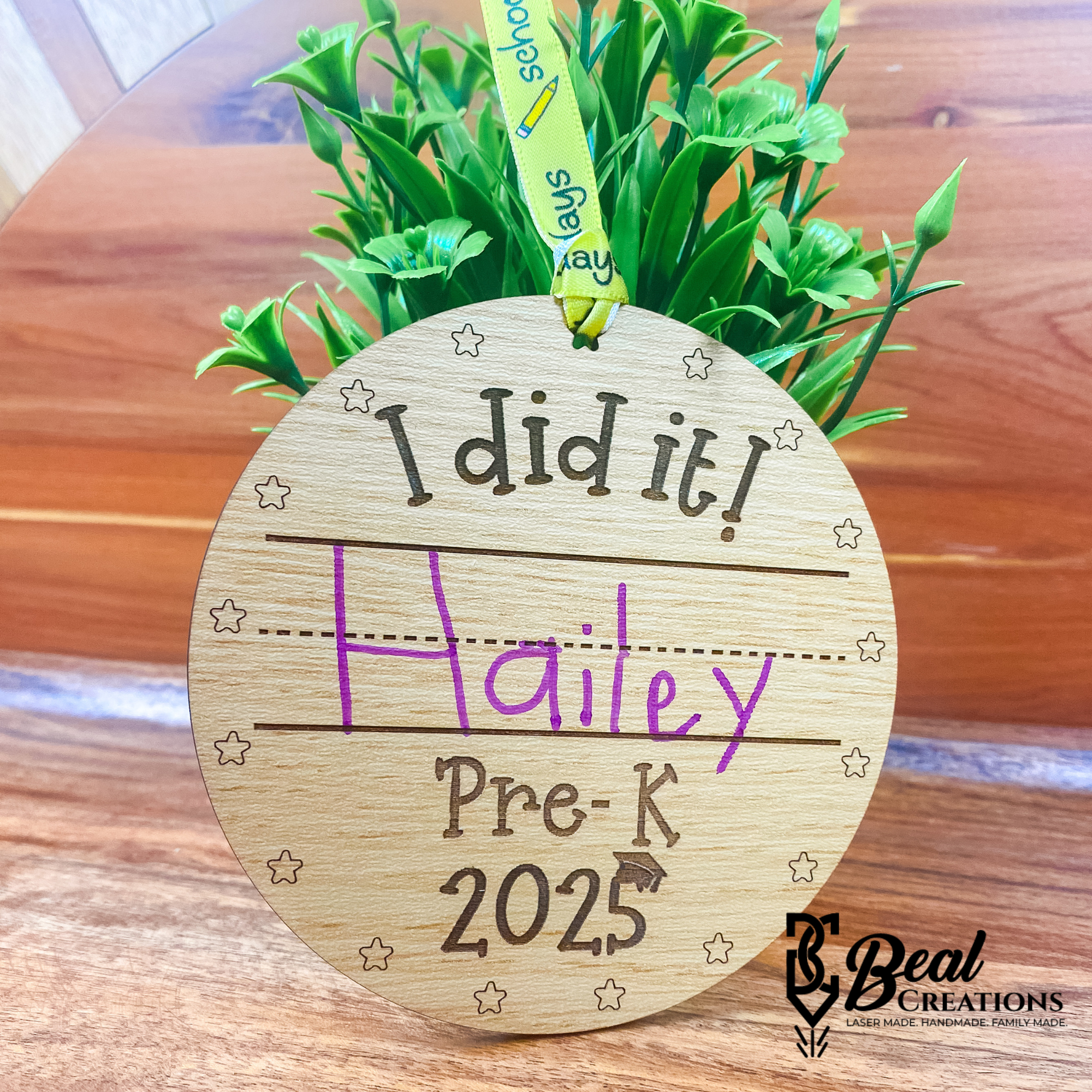 Little Kids Graduation Handwriting Keepsake Ornament PreK Preschool Kindergarten Class of 2025 Gift 2