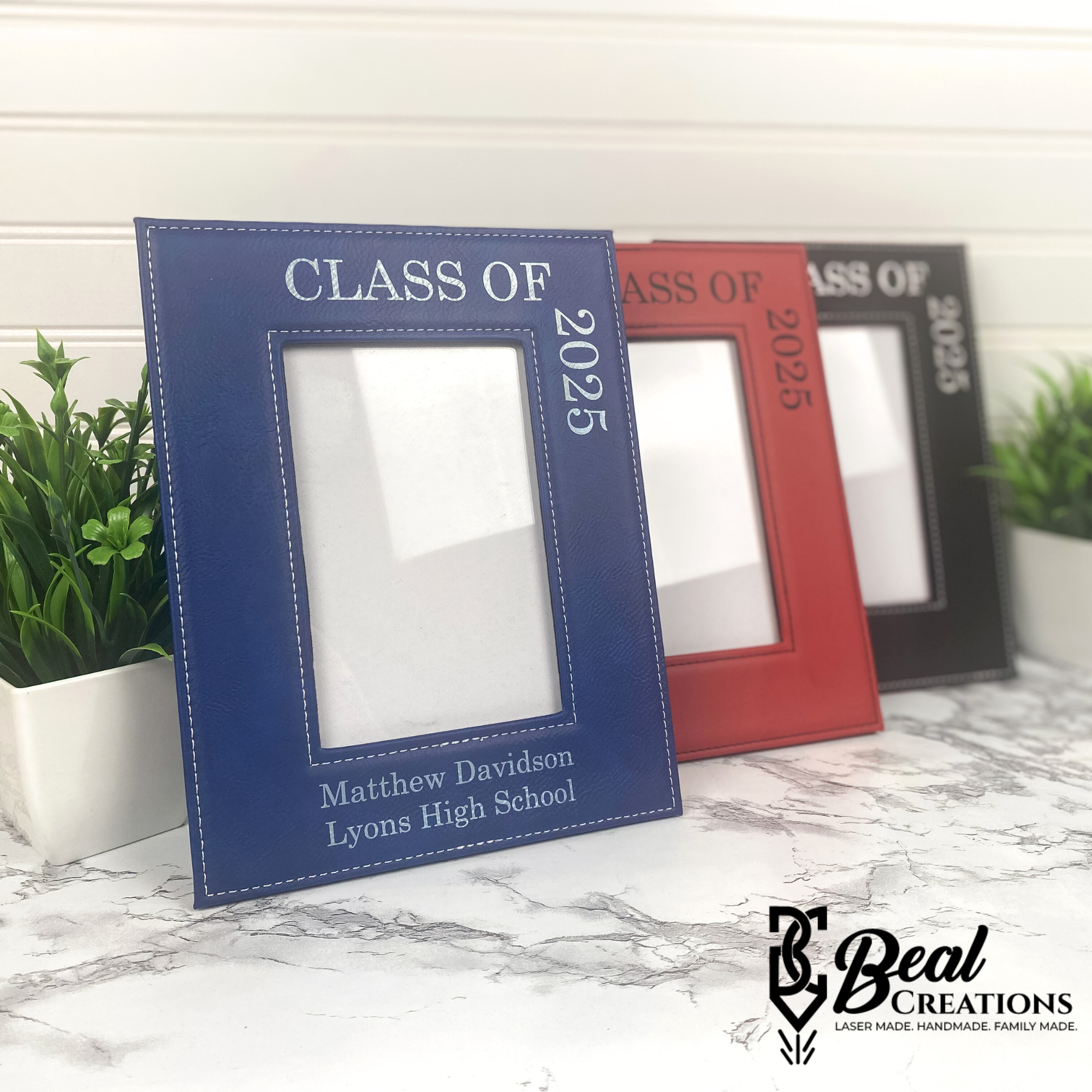 Personalized Graduation Photo Frame Class of 2025 Student Name School Colors Special Gift Graduate 5