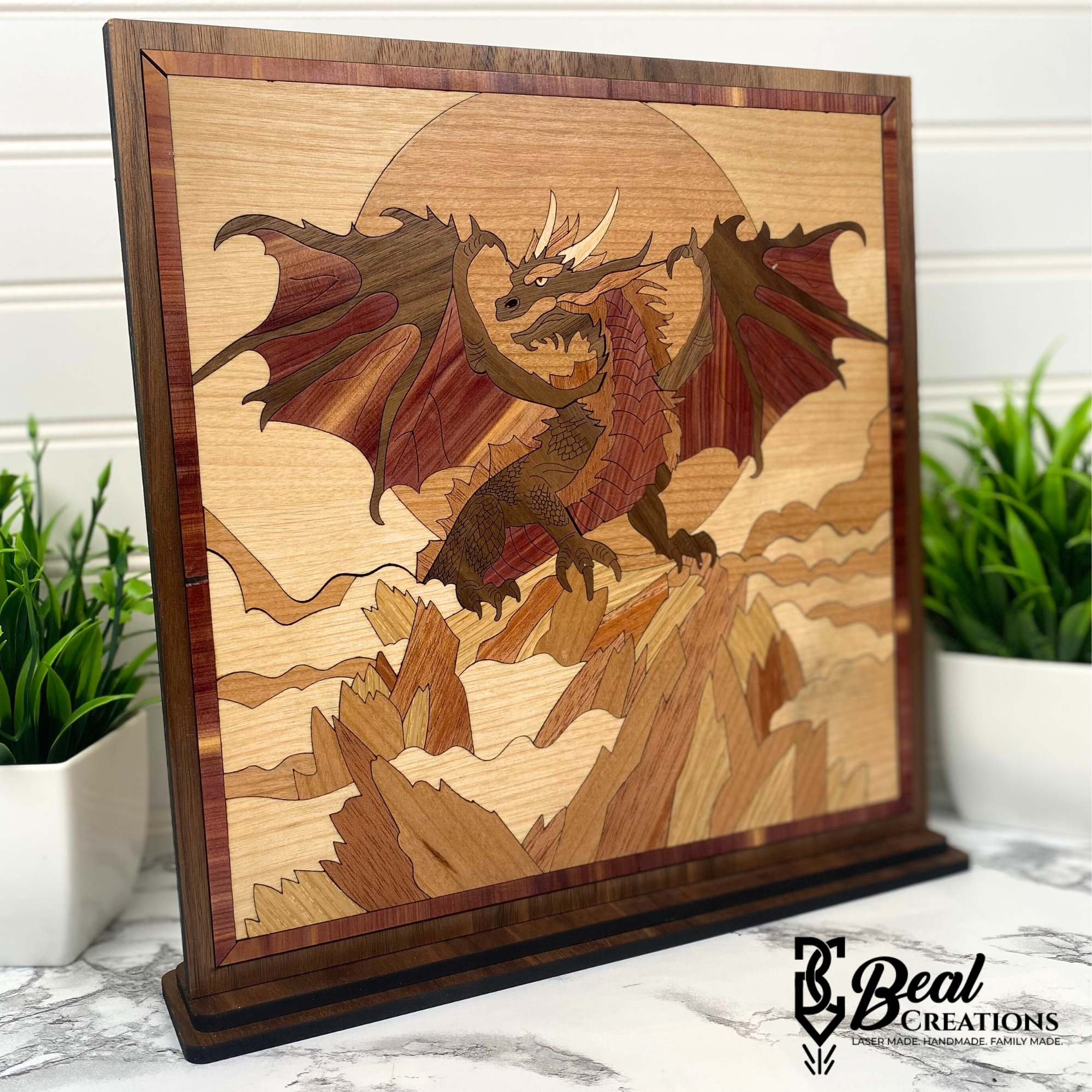 Dragon Art Shelf Decor 1