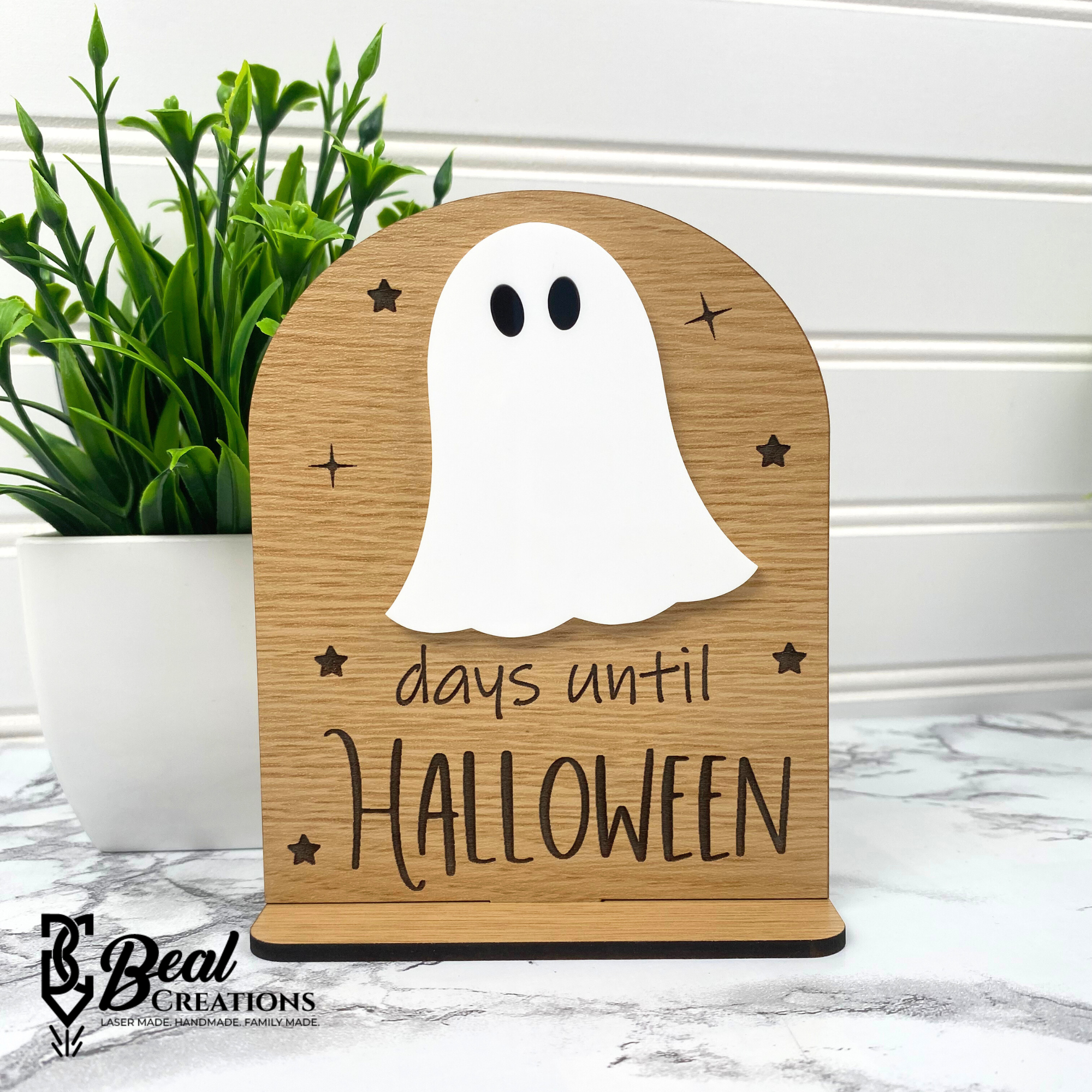 Dry Erase Halloween Countdown Ghost Sppoky Season Kids Fun Gift 2