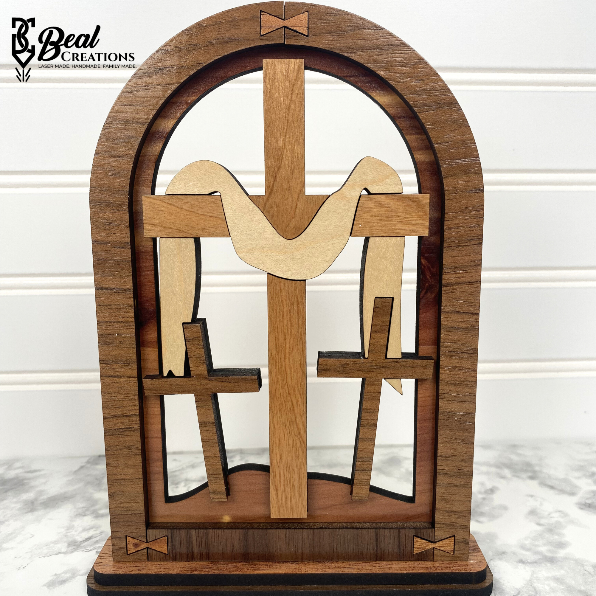 Easter Arches Shelf Decor Cross Tomb Angel Resurrection Jesus 5