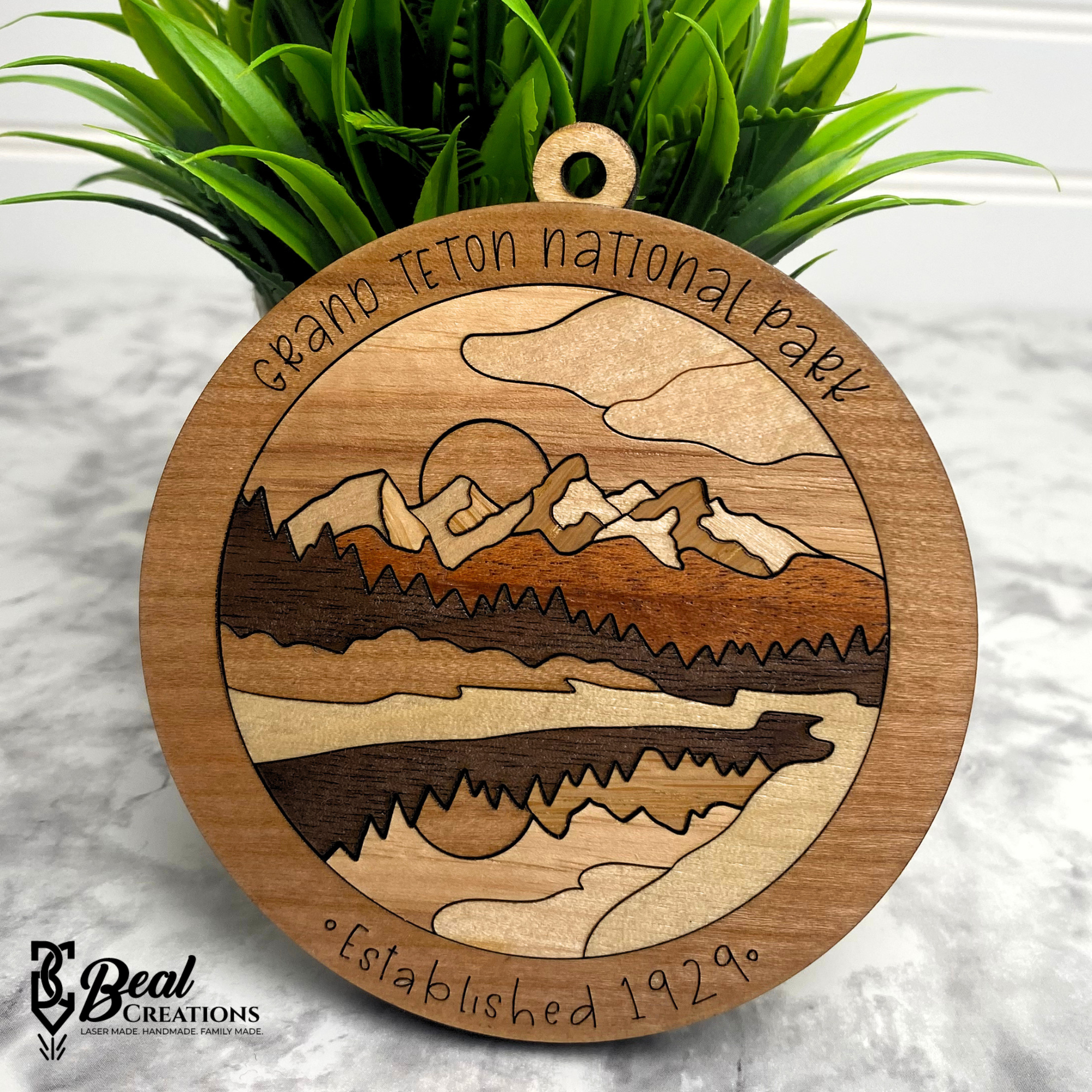 National Park Ornament Grand Teton NPS Travel Lover Junior Ranger