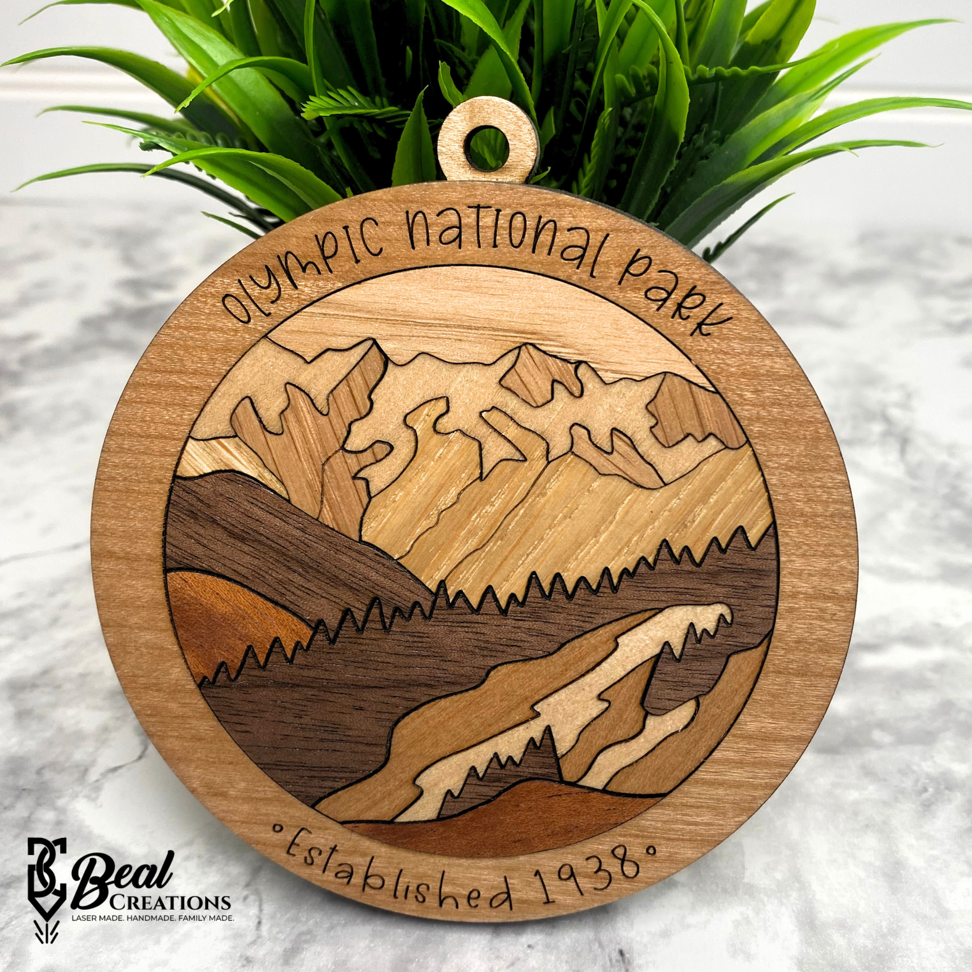 National Park Ornament Olympic NPS Travel Lover Junior Ranger