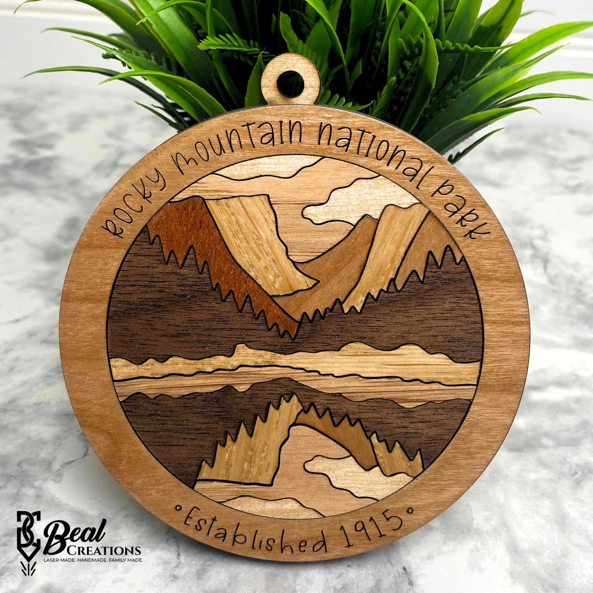 National Park Ornament Rocky Mountains NPS Travel Lover Junior Ranger